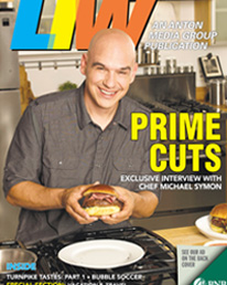Cover of Long Island Weekly featuring All-Star Chef Michael Symon
