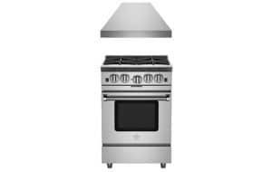 24-inch gas range and ventilation hood from BlueStar