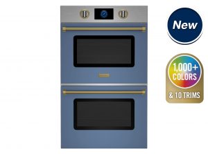 30" Double Electric Wall Oven in Distant Blue