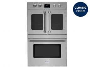 Double Electric Wall Ovens with French Door and Drop Down Door from BlueStar
