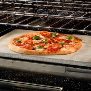 The integrated baking stone on BlueStar Electric Wall Ovens