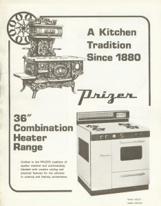 Prizer-Painter Stove Works ad from the 1950's