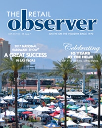 Cover of the July 2017 issue of The Retail Observer