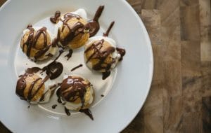 Profiteroles from All-Star Zoe Francois