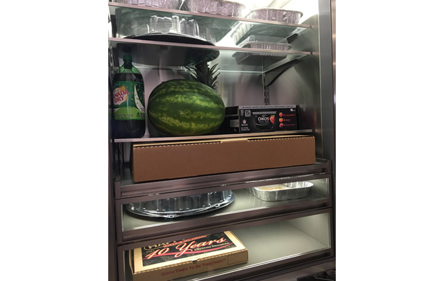The oversized capacity of the 36-inch Refrigerator from BlueStar