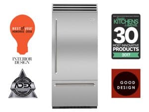 The award winning 36-inch Built-in Refrigerator from BlueStar