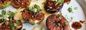 Black Butter–Balsamic Figs with Basil and Fontina Fondue from All-Star Chef Stuart Brioza