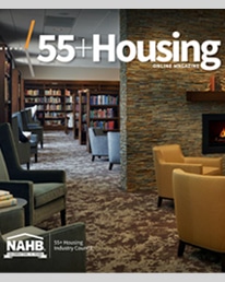 Cover for the Fall 2017 issue of 55 Plus Housing Magazine