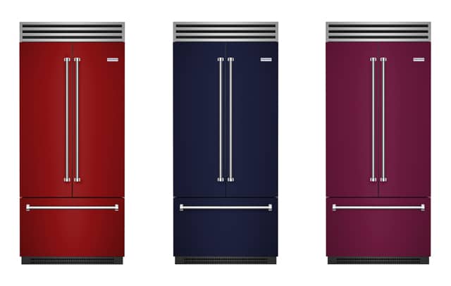 BlueStar Refrigerators in some of 2018's trending colors