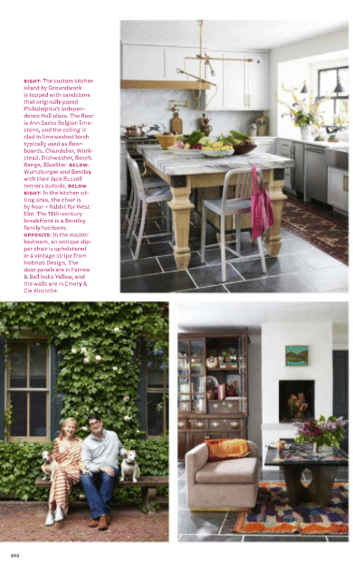 BlueStar kitchen featured in the April 2018 issue of House Beautiful