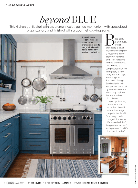 BlueStar Precious Metals Series Range featured in Better Homes and Gardens