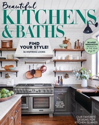 Cover of the Spring 2018 issue of Beautiful Kitchens and Baths