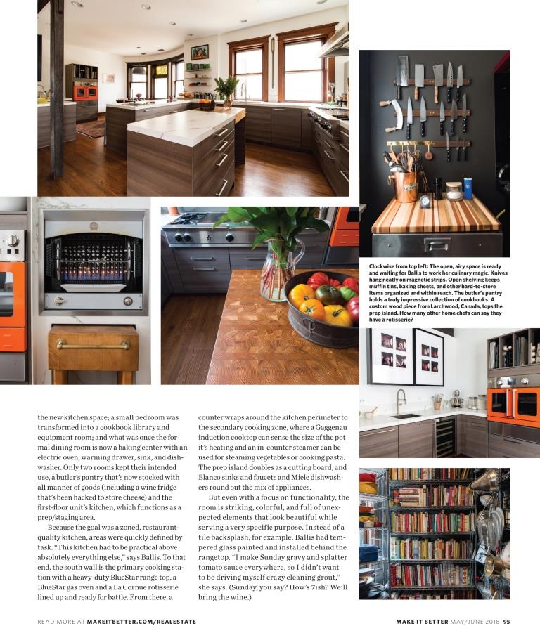 BlueStar kitchen featured in the May 2018 issue of Make it Home magazine