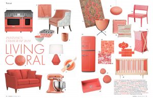 BlueStar range in Coral featured in Our Homes magazine