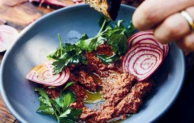 Beet and Walnut Dip from All-Star Chef Paul Kahan