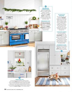 48-inch BlueStar range in the new Test Kitchen of Country Living