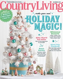 Cover of the December 2019 issue of Country Living