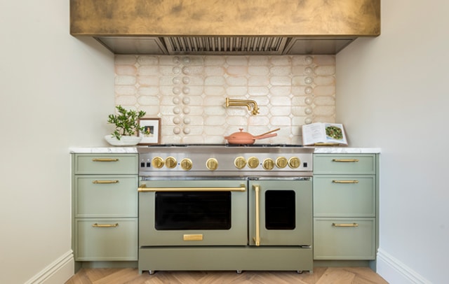 The complete BlueStar Kitchen in the 2020 San Francisco Decorator Showhouse
