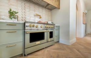The complete BlueStar Kitchen in the 2020 San Francisco Decorator Showhouse