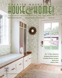 Front cover of the September issue of Nashville House and Home and Garden