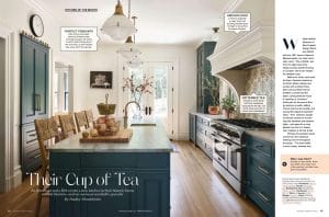 BlueStar kitchen featured in the December issue of House Beautiful