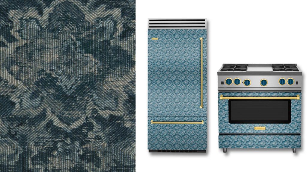 BlueStar By Design range featuring a fabric pattern design