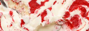 White Chocolate Ice Cream with Roasted Strawberry from Amanda Frederickson