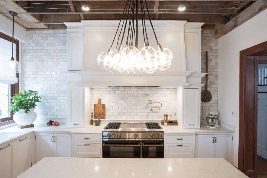 The BlueStar range and vent hood in Carolyn Michaelson's Design