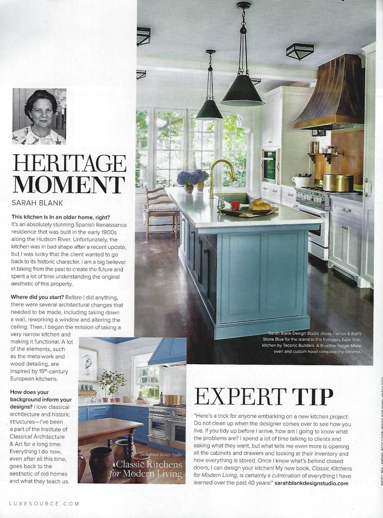 BlueStar Kitchen featured in Luxe Magazine