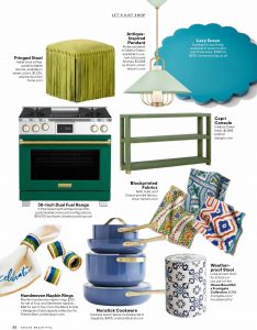 BlueStar's Dual Fuel range featured in House Beautiful's Color Issue