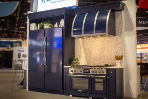 A complete BlueStar kitchen on display at the 2022 Builders Show