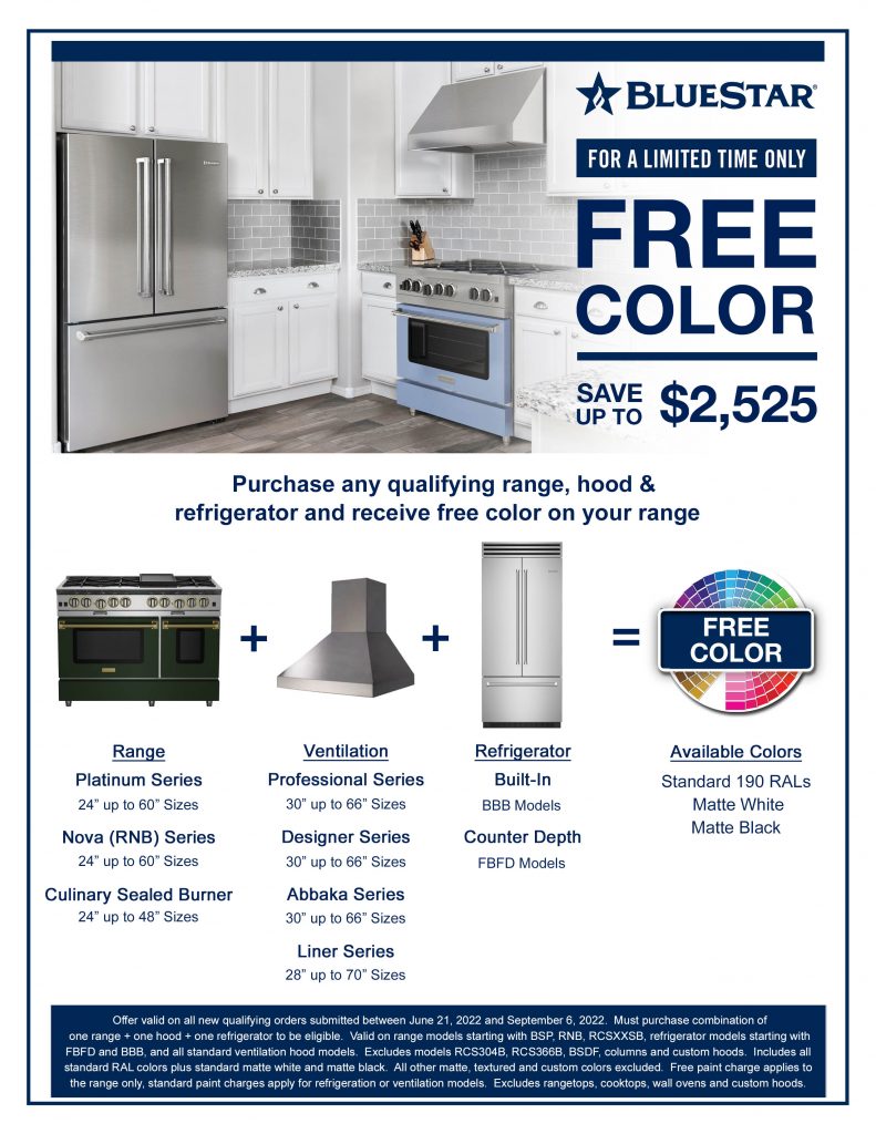 BlueStar's Limited Time Offer for Free Color