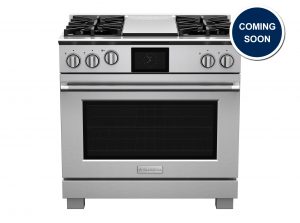 36" Platinum Series Dual Fuel range from BlueStar with 12" Griddle
