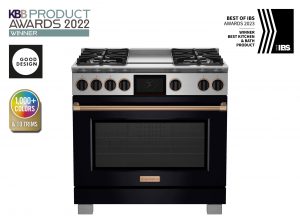 36-inch Dual Fuel Range from BlueStar in Jet Black