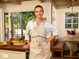 All-Star Chef Suzanne Goin in her BlueStar kitchen.