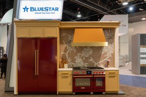 BlueStar's Color of the Year Wine Red at the 2023 International Builders' Show