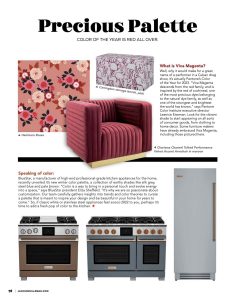 Colorful BlueStar products featured in the January 2023 issue of Jacksonville Magazine
