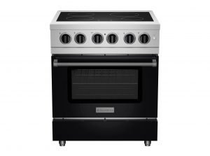30" Induction Range from BlueStar in Jet Black