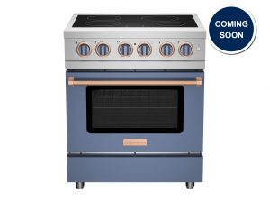 30" Induction Range from BlueStar in Pigeon Blue