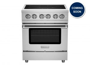 30" Induction Range from BlueStar in Stainless Steel