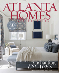 Cover of the August 2023 issue of Atlanta Homes & Lifestyles