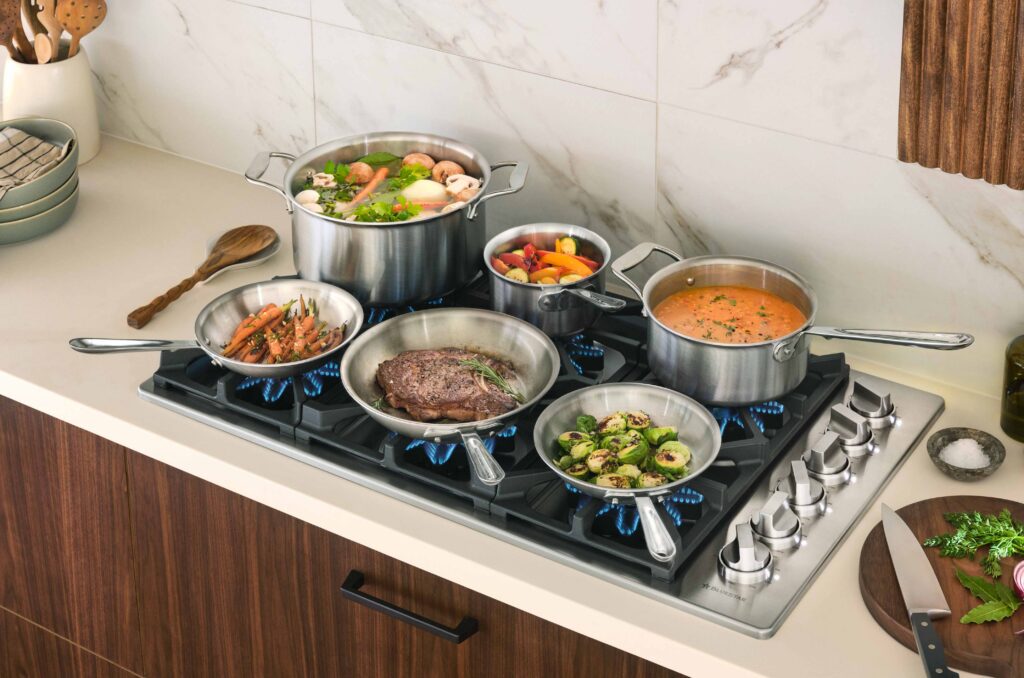 The new X-8 gas cooktops on display at KBIS 2026