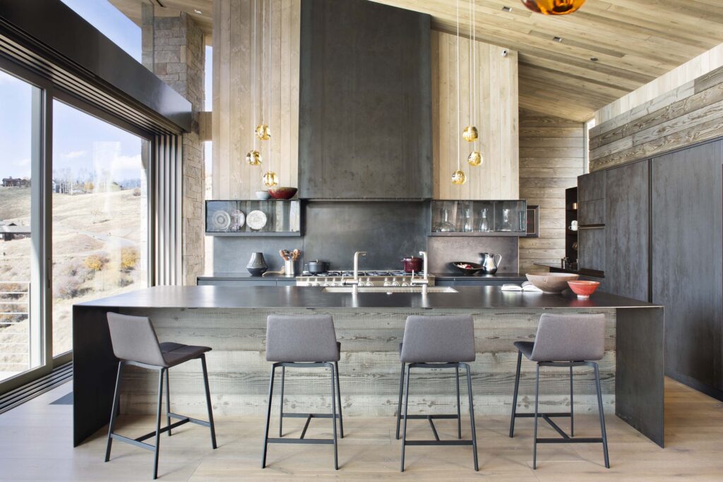 The winning design in the 2024 BlueStar Kitchen Design Contest from Brian Anderson.